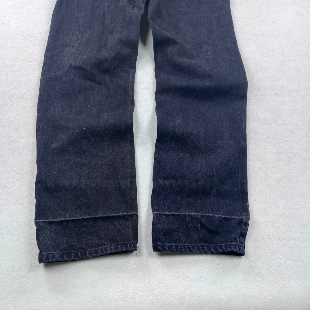 VTG Levis 505 Mens 32 (32x29) Black Orange Tab Straight Leg Jeans Vintage USA